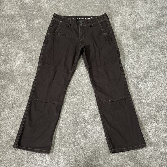 Dovetail Workwear Day Construct Pants Women's 14/30 Brown Utility - Picture 1 of 5